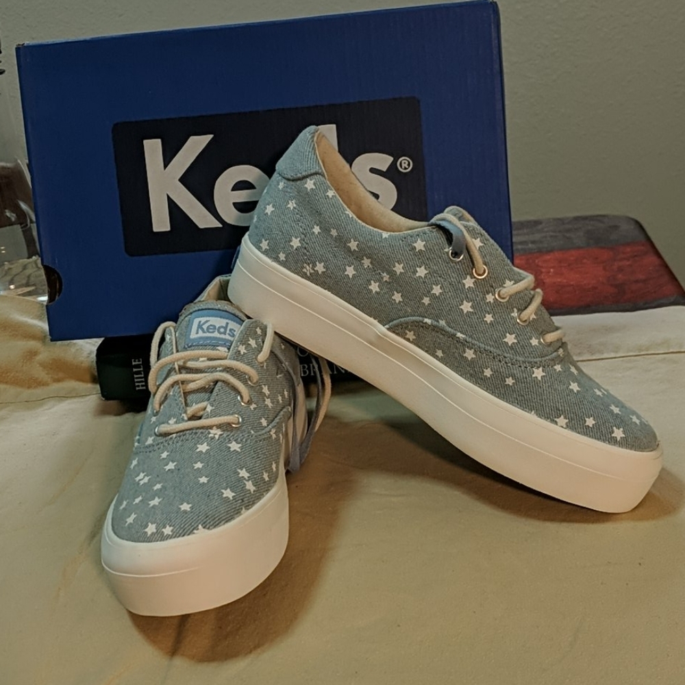 Keds Rise Denim 🌟 Lt blue sneakers